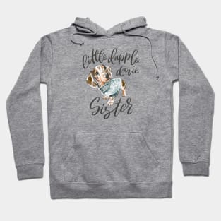 Chocolate Dapple Doxie Sister Hoodie